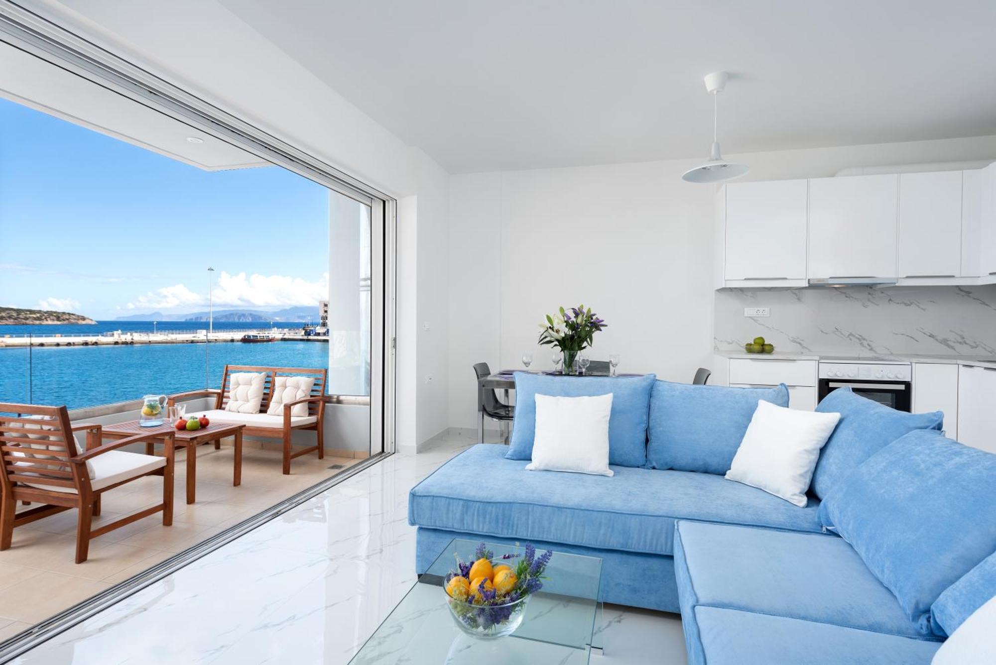 Ágios Nikólaos Sea View Bliss 2Br Agios Getaway 아파트 외부 사진