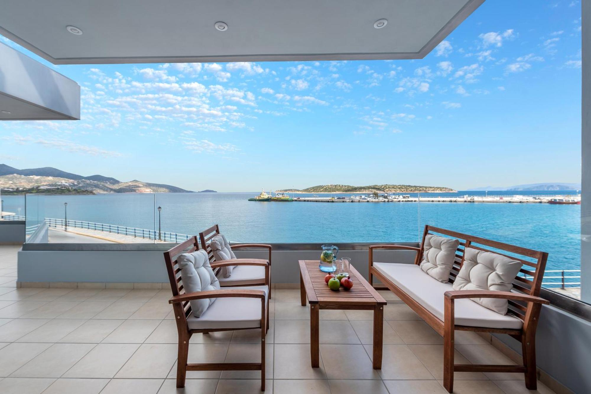 Ágios Nikólaos Sea View Bliss 2Br Agios Getaway 아파트 외부 사진